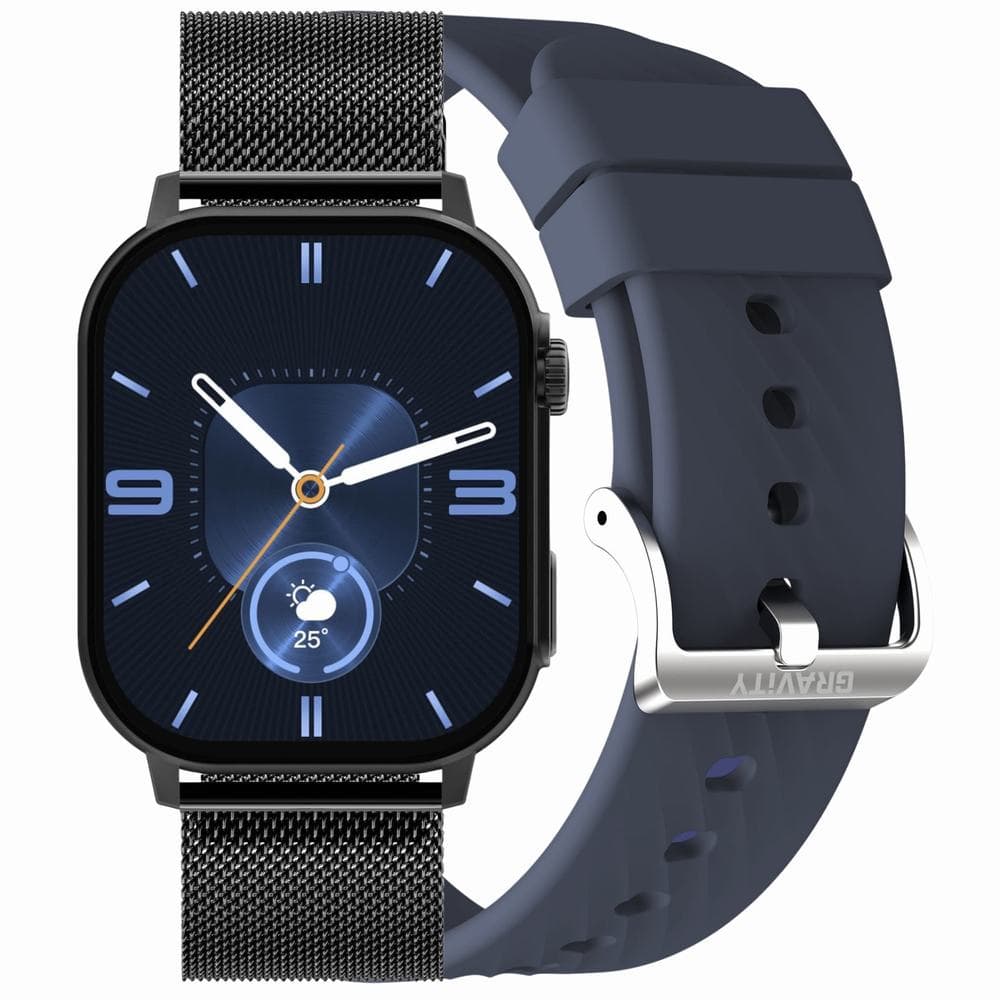 INTELIGENTNÉ HODINKY UNISEX GRAVITY GT15-12 - BLUETOOTH HOVORY, PRÍDAVNÝ REMIENOK (sg029l) 1