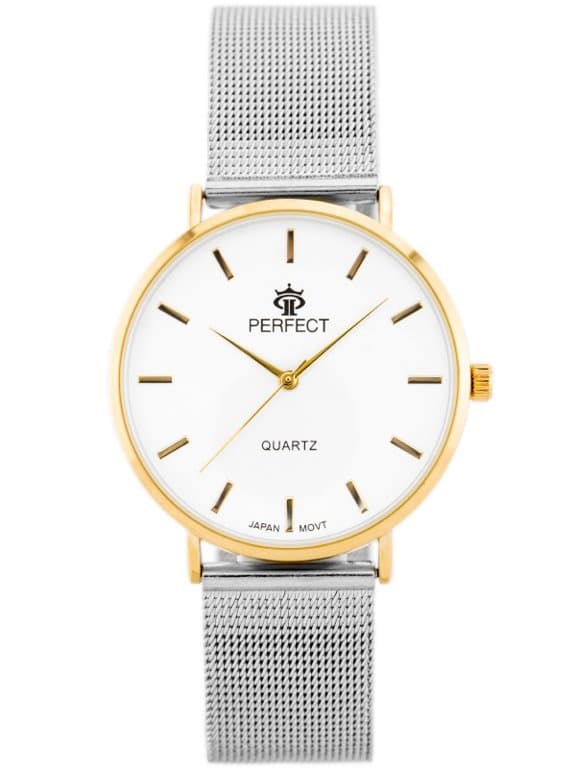 Dámske hodinky Perfect B7304 antialergické (zp852b) silver/gold 1
