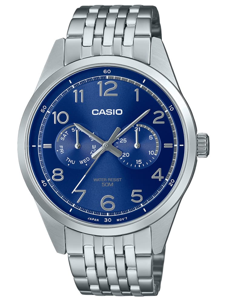 PÁNSKE HODINKY CASIO MTP-E340D-2A (zd264b) + KRABIČKA 1