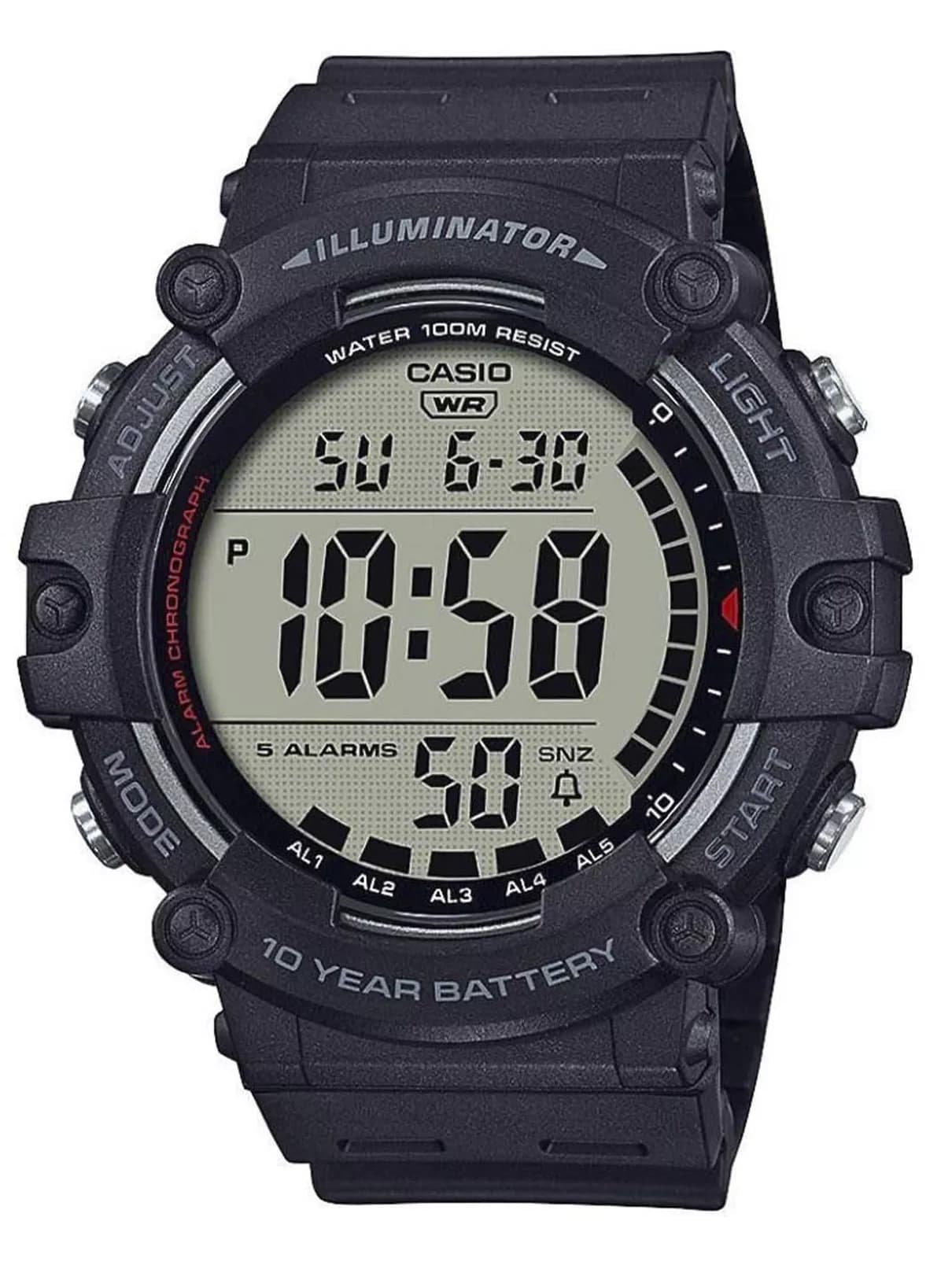 PÁNSKE HODINKY CASIO SPORT ILLUMINATOR AE-1500WH-1A+ BOX 1