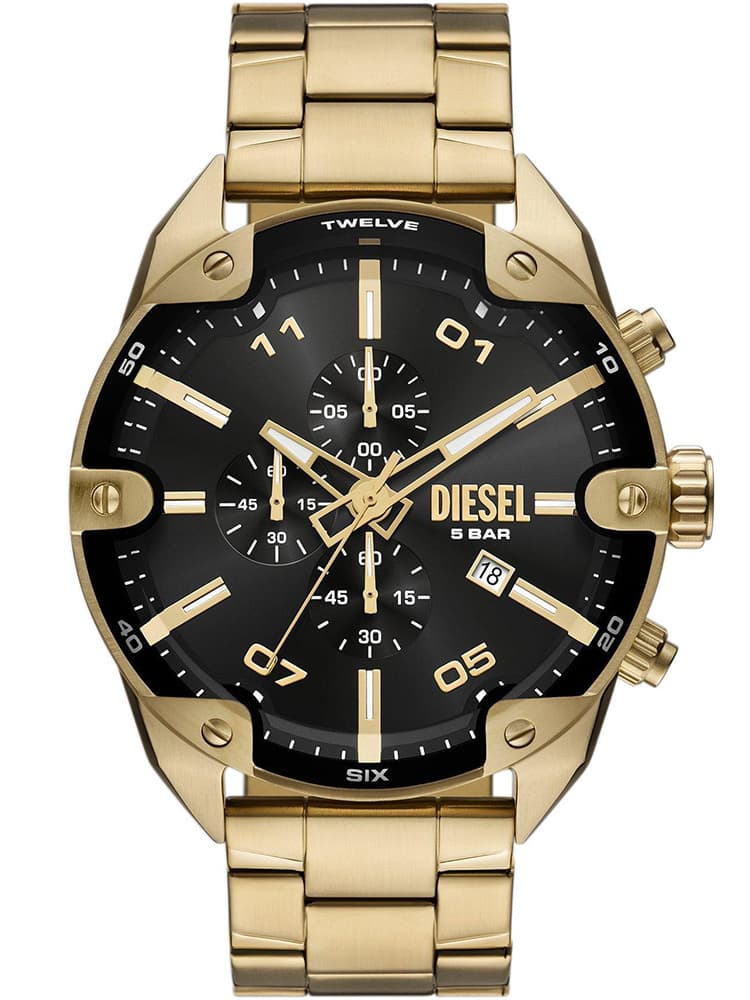 Pánske hodinky Diesel Spiked Chronograph DZ4678 + darčekový box 1