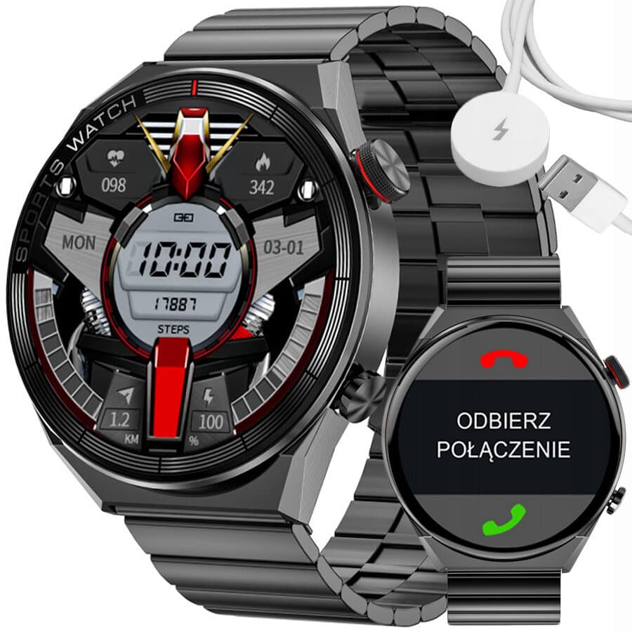 Pánske smartwatch Rubicon RNCE99 - volania, (sr046b)