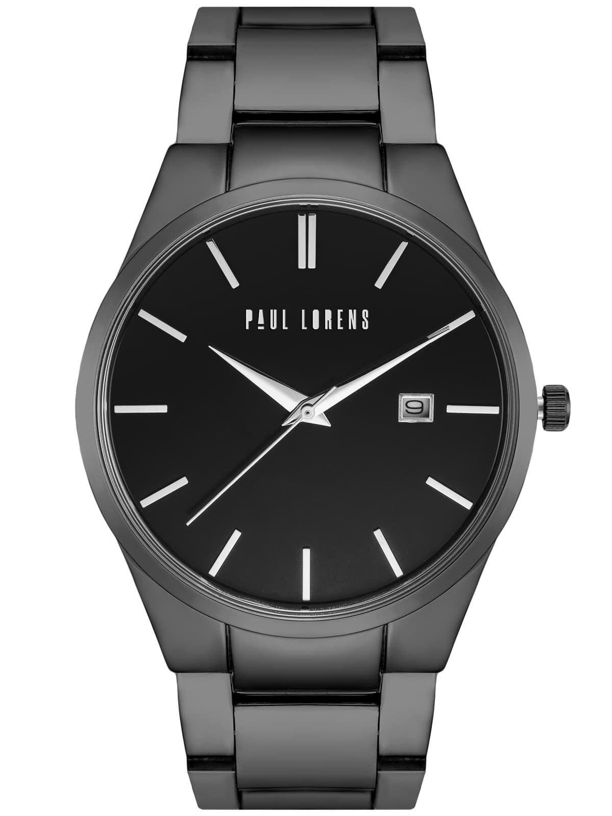 PÁNSKE HODINKY PAUL LORENS - PL20015B-1A5 (zg381a) + KRABIČKA 1