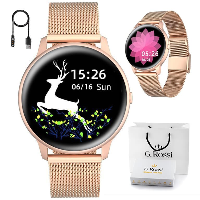 Dámske smartwatch I G. Rossi SW015-4 rosegold (sg010d) 1