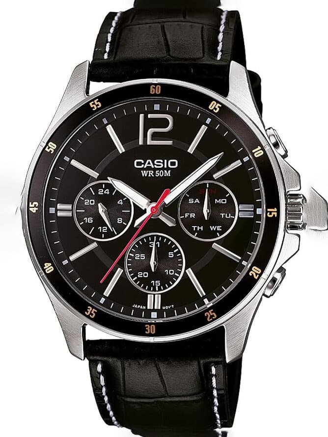 CASIO MTP-1374L 1AV PÁNSKE HODINKY (zd064b) + KRABIČKA 1