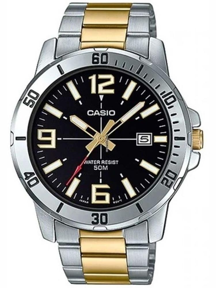 PÁNSKE HODINKY CASIO MTP-VD01SG-1B + KRABIČKA 1