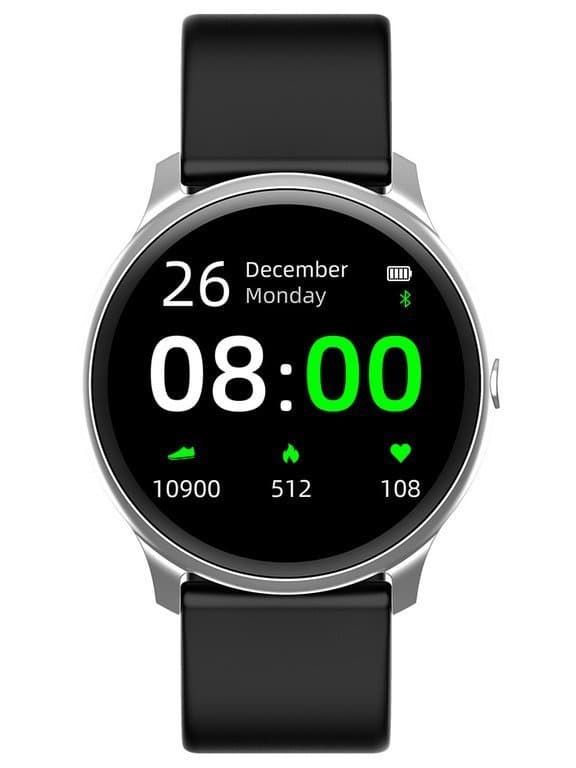 SMARTWATCH UNISEX G. Rossi SW010-13 silver/black (sg005m) 1