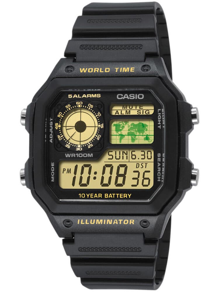 CASIO Sports AE-1200WH-1B PÁNSKE HODINKY + KRABIČKA 1