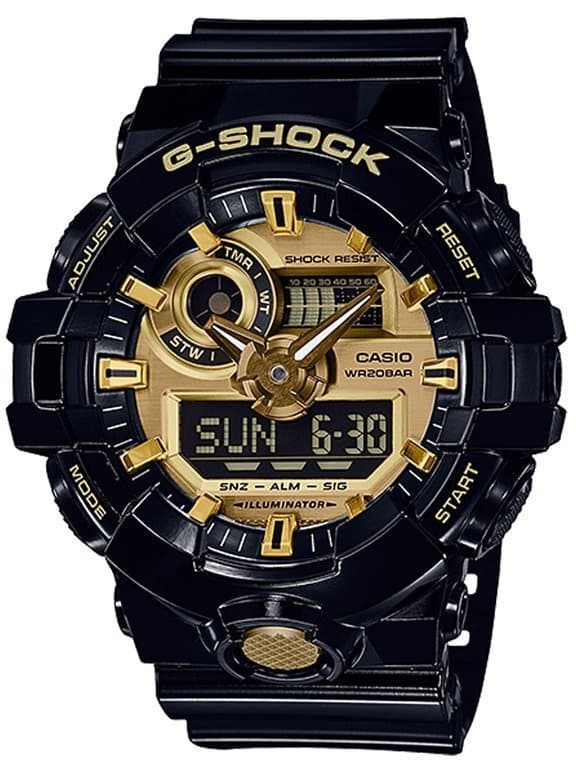 PÁNSKE HODINKY CASIO G-SHOCK GA-710GB-1AER (zd140b) 1