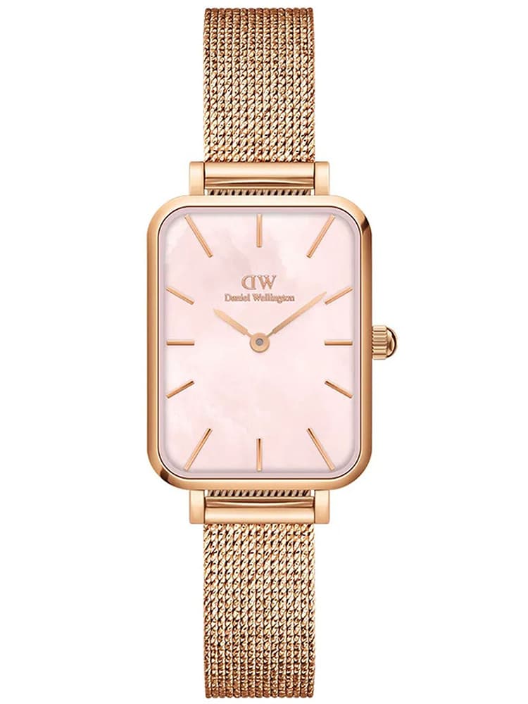 Dámske hodinky Daniel Wellington Quadro Pressed Melrose Pearl 20mm DW00100510 s krabičkou (zw505o)