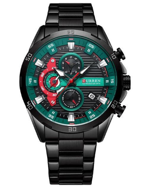 Pánske hodinky CURREN 8402- CHRONOGRAF (zc029b) + BOX,skl. 1