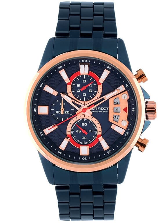 Pánske hodinky PERFECT M504CH-06 - CHRONOGRAF (zp383d) + BOX 1