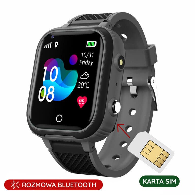 SMARTWATCH detské PACIFIC 30-1 KIDS - black (sy026a) 1