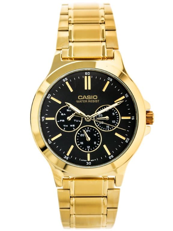 PÁNSKE HODINKY CASIO MTP-V300G 1A (zd091b) + KRABIČKA 1