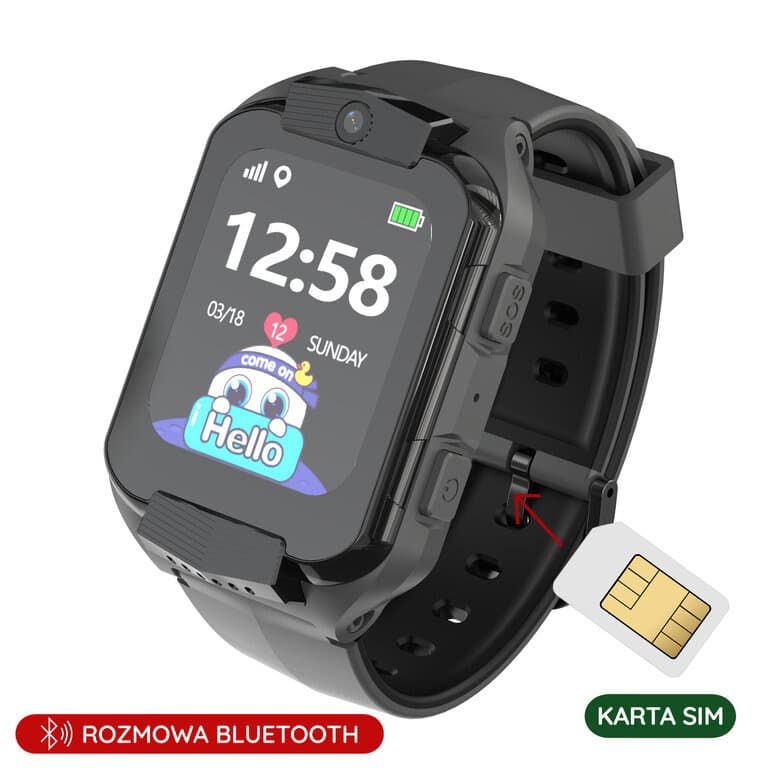 SMARTWATCH detské PACIFIC 32-1 KIDS - black (sy028a) 1