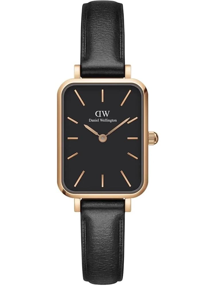 Dámske hodinky Daniel Wellington DW00100435 Quadro lisované Sheffield Rose Gold 20mm s krabičkou 1
