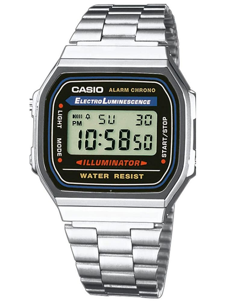 Pánske hodinky CASIO A168WA-1A (zd088a) - Retro 1