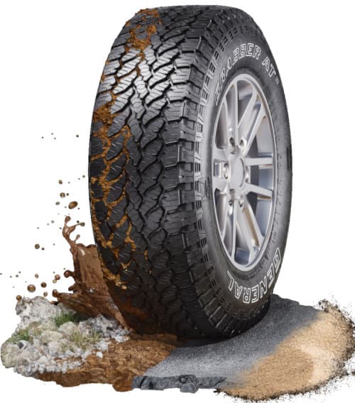 General GRABBER AT3 ( 265/70 R15 112T, s rebrom disku ) 1