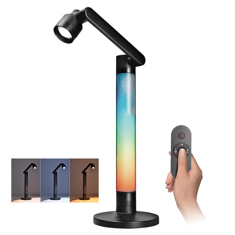Solight LED stmievateľná lampička s RGB podsvietením, 10W, 600lm, zmena chromatičnosti, di 1