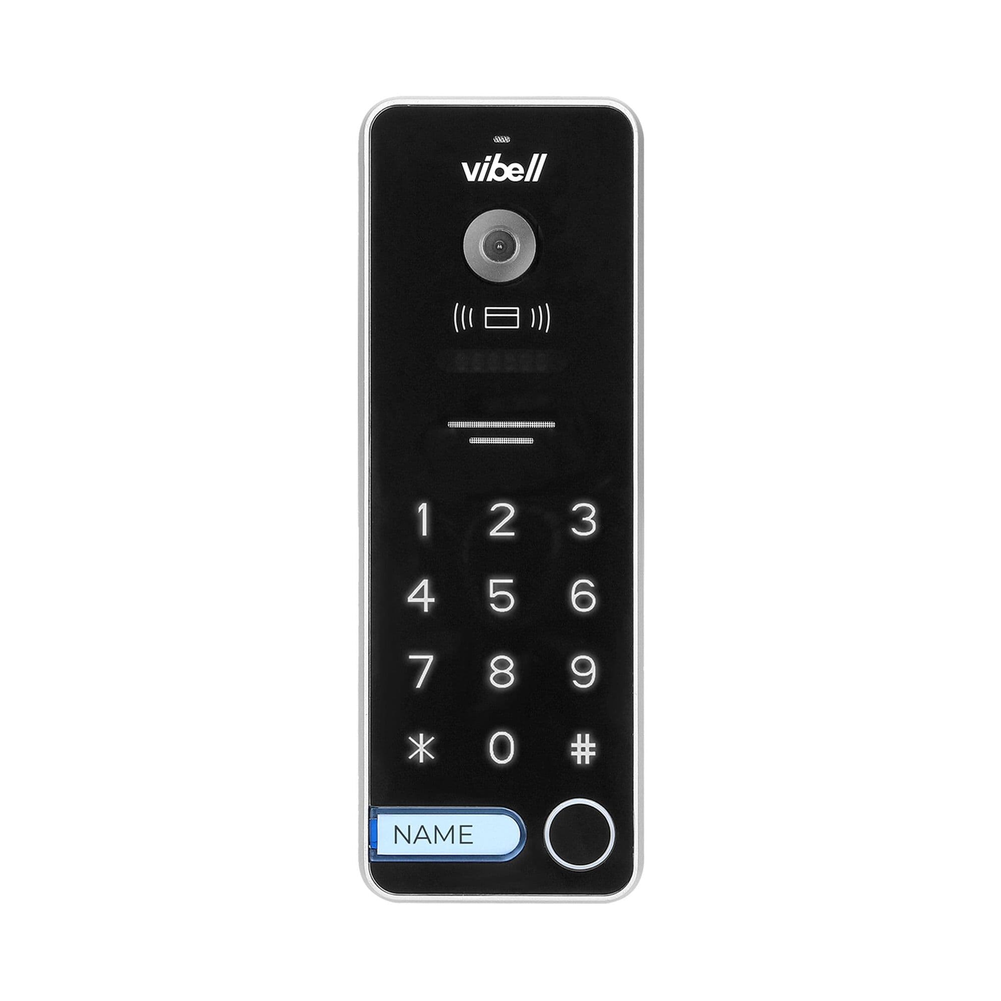 Sada videovrátnika ALCOR, LCD 7" monitor, klávesnica, RFID čítačka, biela 1