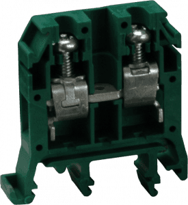 Svorka radová 10/6mm2 (61A/800V) zelená - RS 10/4 (SEZ DK) 1