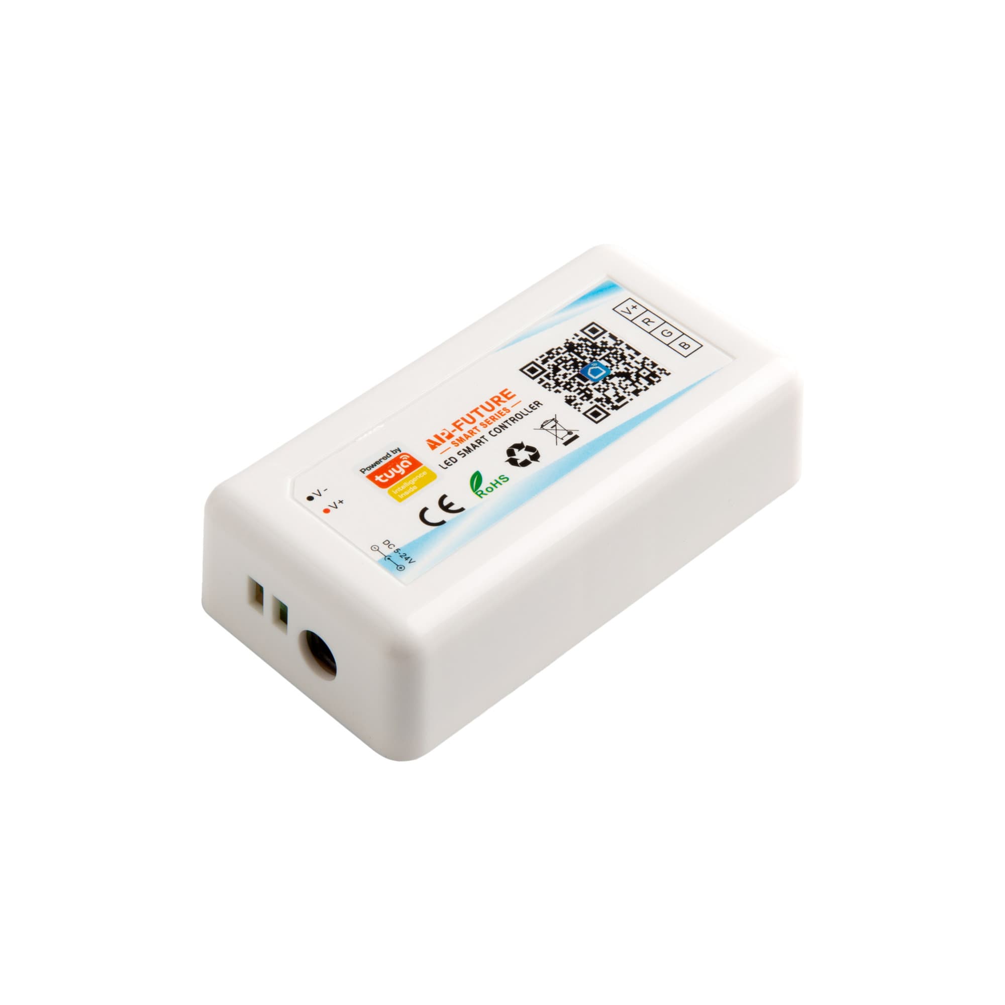 Wireless controller for RGB strips (multicoloured LED strips) controlled by a smartphone 1