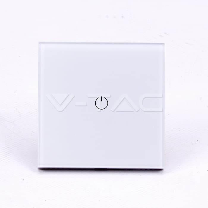 Spínač 1-násobný SMART ovládaný cez WiFi, biely VT-5003 (V-TAC) 1