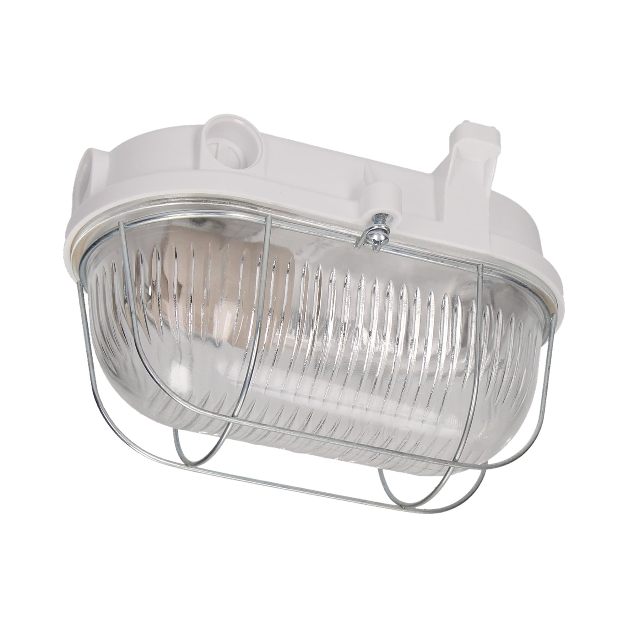 E27 lighting fixture BURAN, IP54, steel cover 1