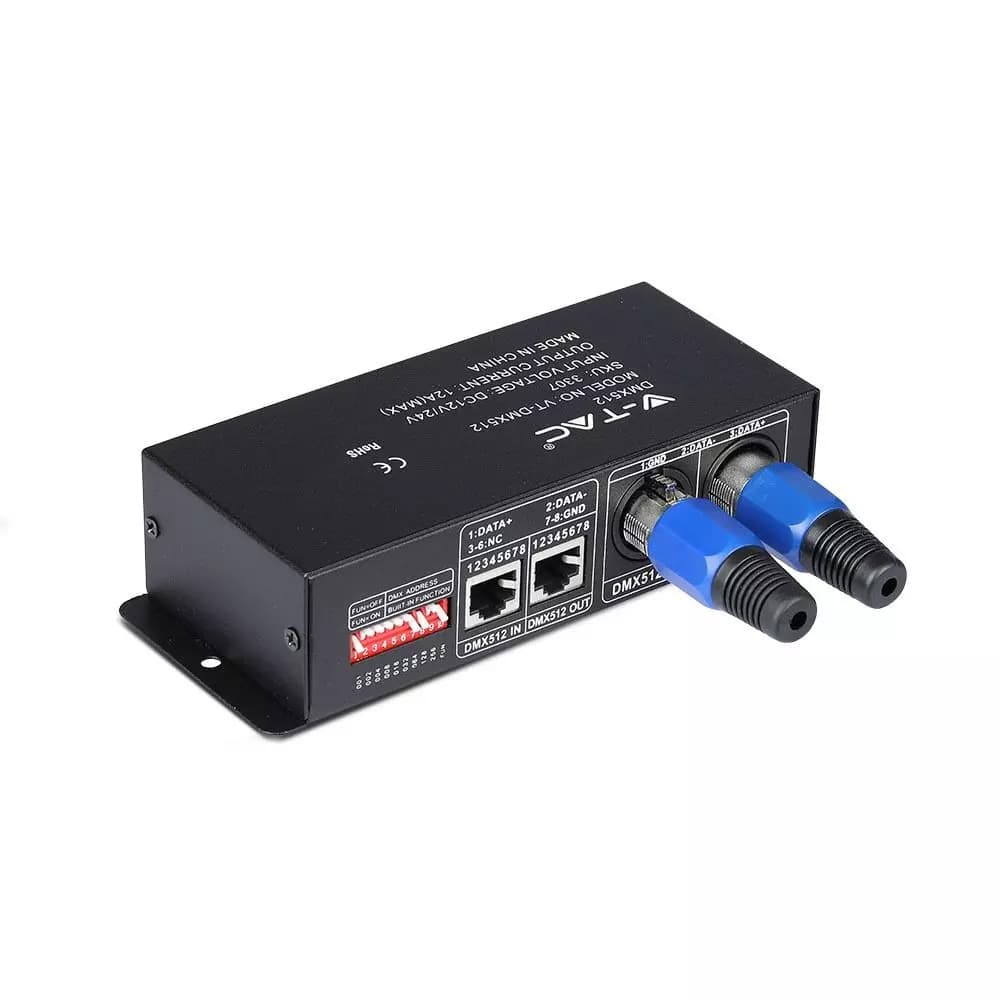 Ovládač pre DMX 512 12/24V 360W VT-DM (V-TAC) 1