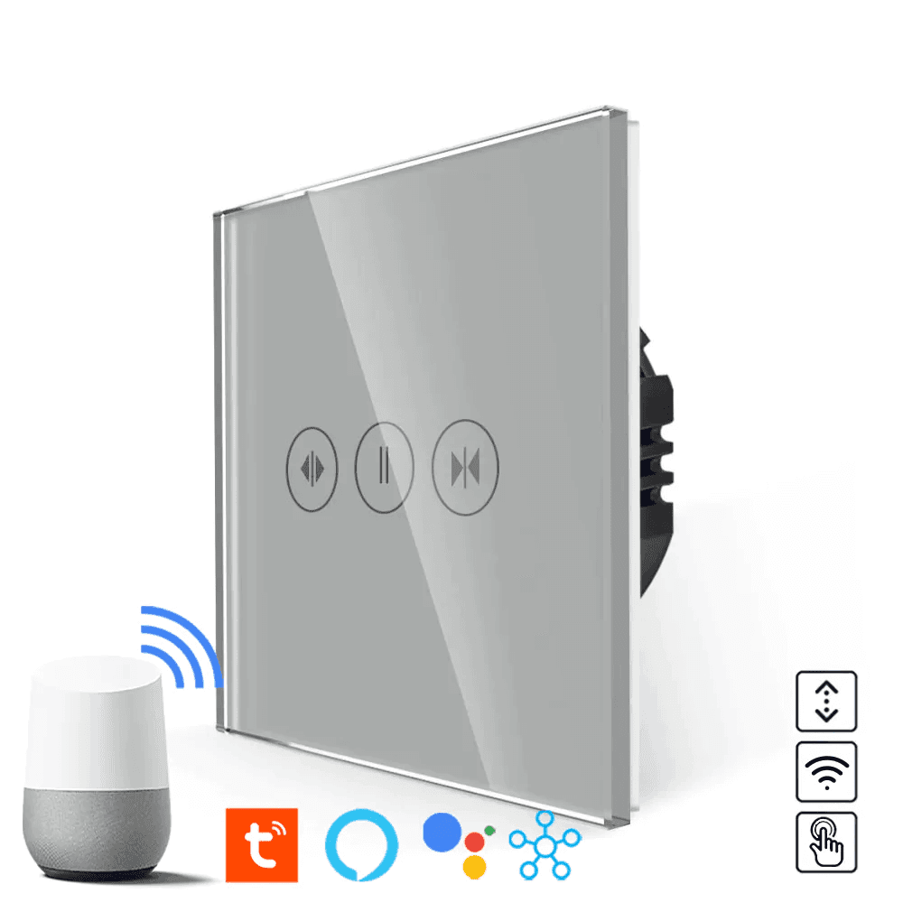 Revolo Touch WiFi žalúziový ovládač - Strieborný 1