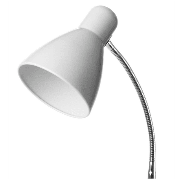 Stojanové svietidlo LAR VIRONE LS-1/W max. 20W E27 IP20 KÁBEL 2m, biele 1