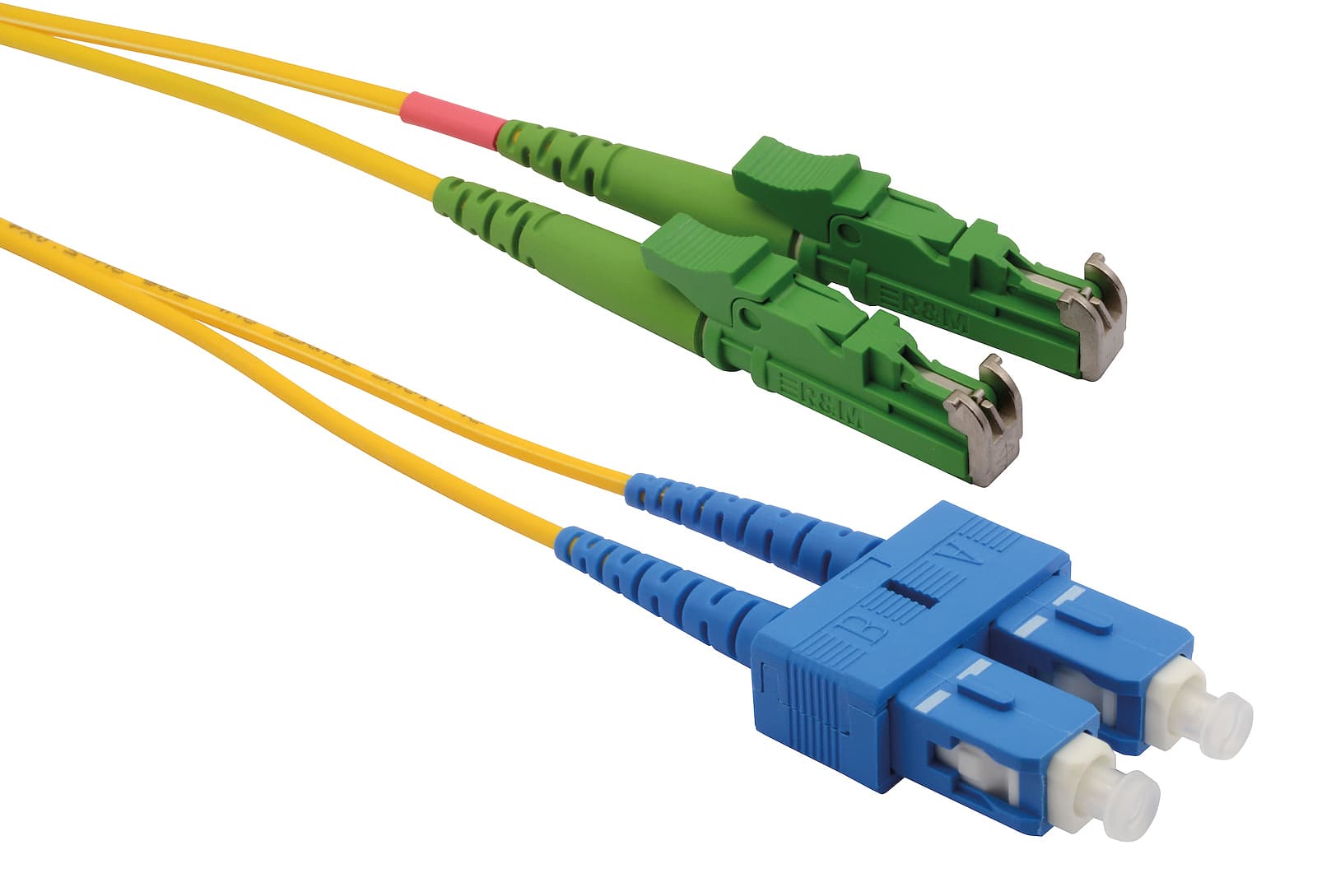 Patch kabel 9/125 E2000apc/SCupc SM OS 2m duplex SXPC-E2000/SC-APC/UPC-OS-2M-D 1