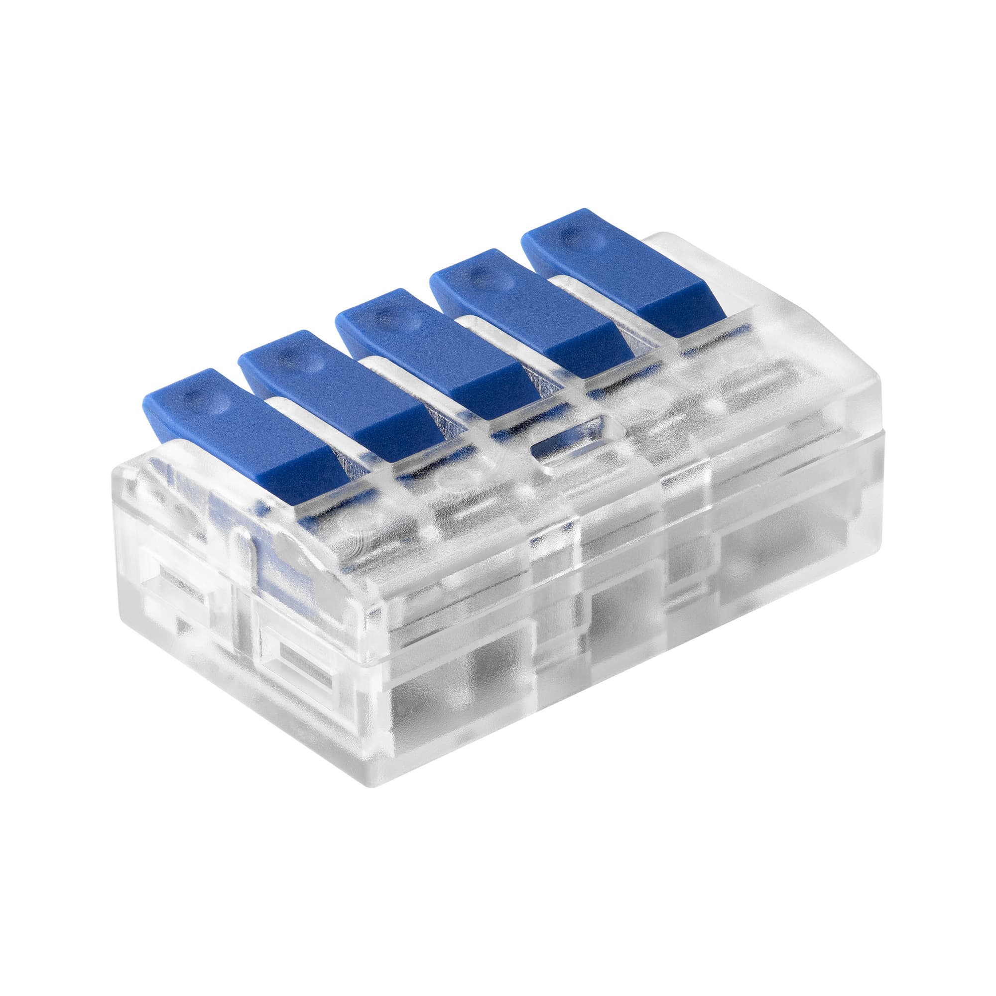 5-wire clamp splicing connector; for wire 0.75-4mm2; IEC 450V/32A, 50 pcs. 1