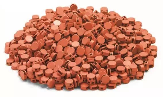 Plomba umelohmotná 8mm červená (Cimco) 1