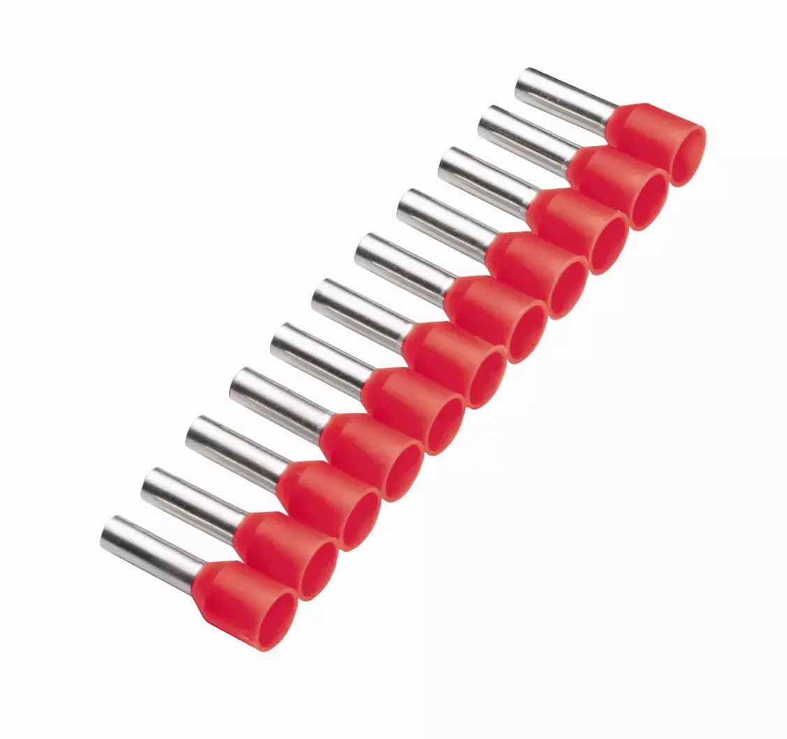 Izolovaná dutinka v pásce Cu 1,5/14 mm, červená (500 ks) (Cimco) 1