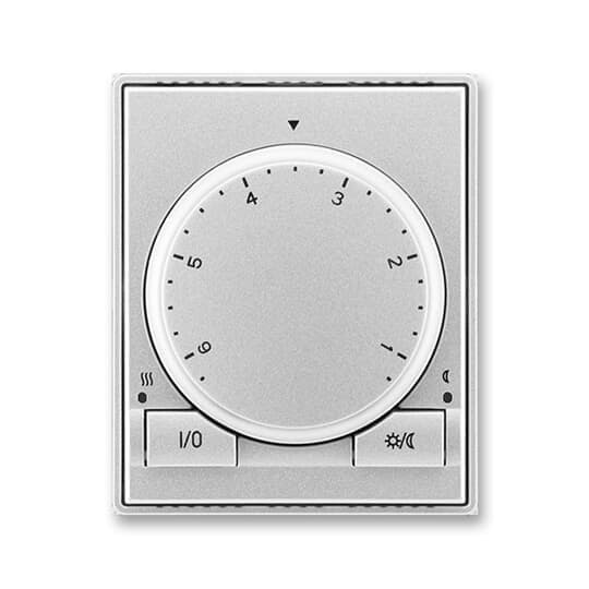 Termostat duálny otocný - jednotka ovl. titán Time/Time Arbo (ABB) 1