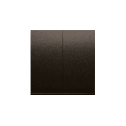 Kryt spínača/tlačidla 2diel.[SW7/2XM SW6P1M] bronz mat.metal. SIMON54Pre (simon) 1