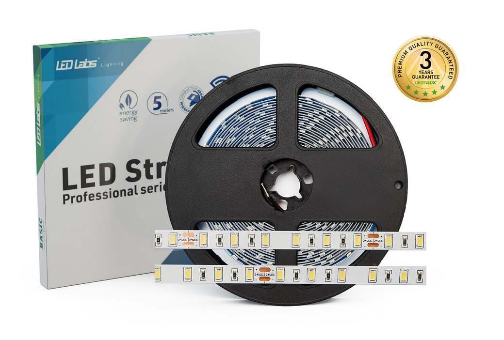 LED STRIP 60LED/16W/m IP65HS CW 24V 5m (*5m=1pcs) 1750 lm/m - LED pásek 1