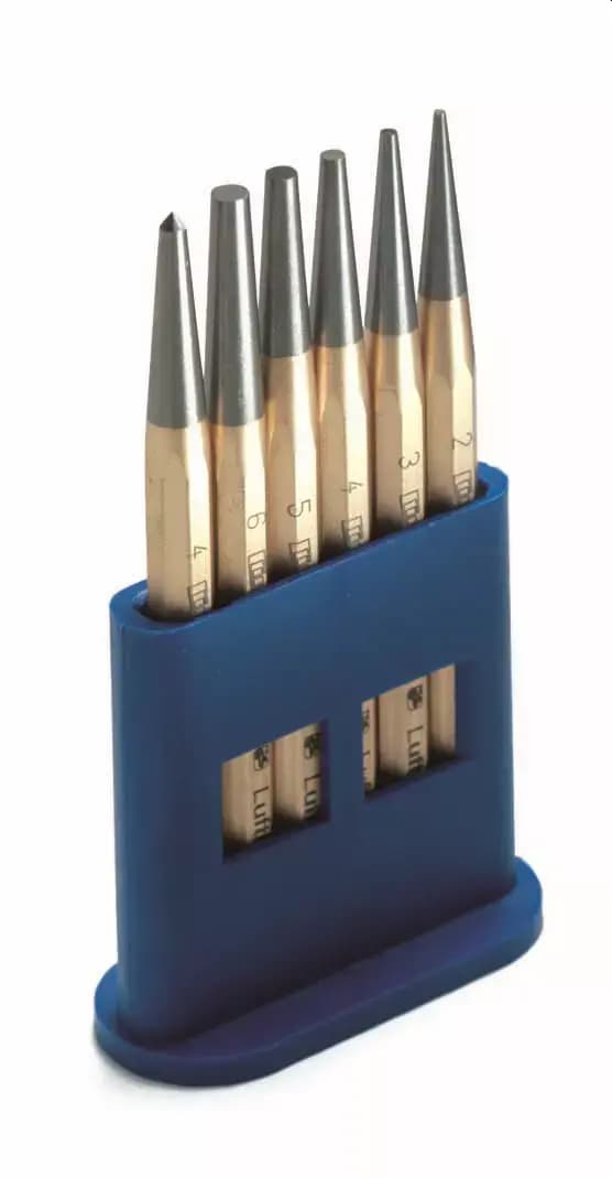 Sada průrazníků s důlčíkem o 1 - 5 mm (6 ks) 1