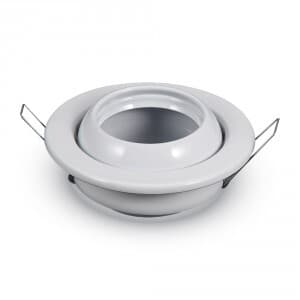 Bodové svietidlo zapustené okrúhle GU10 biele VT-780RD (V-TAC) 1