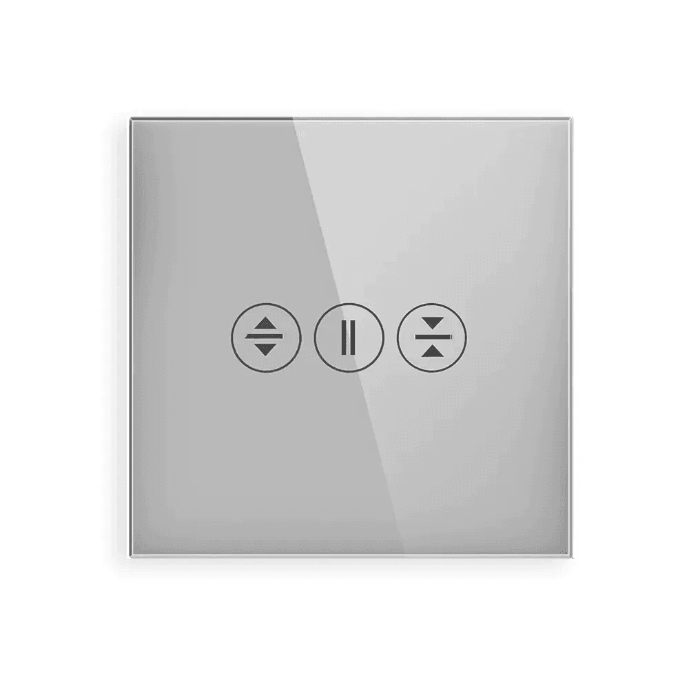 Revolo Touch sklenený panel pre žalúziový ovládač C3C-012 - Strieborný 1