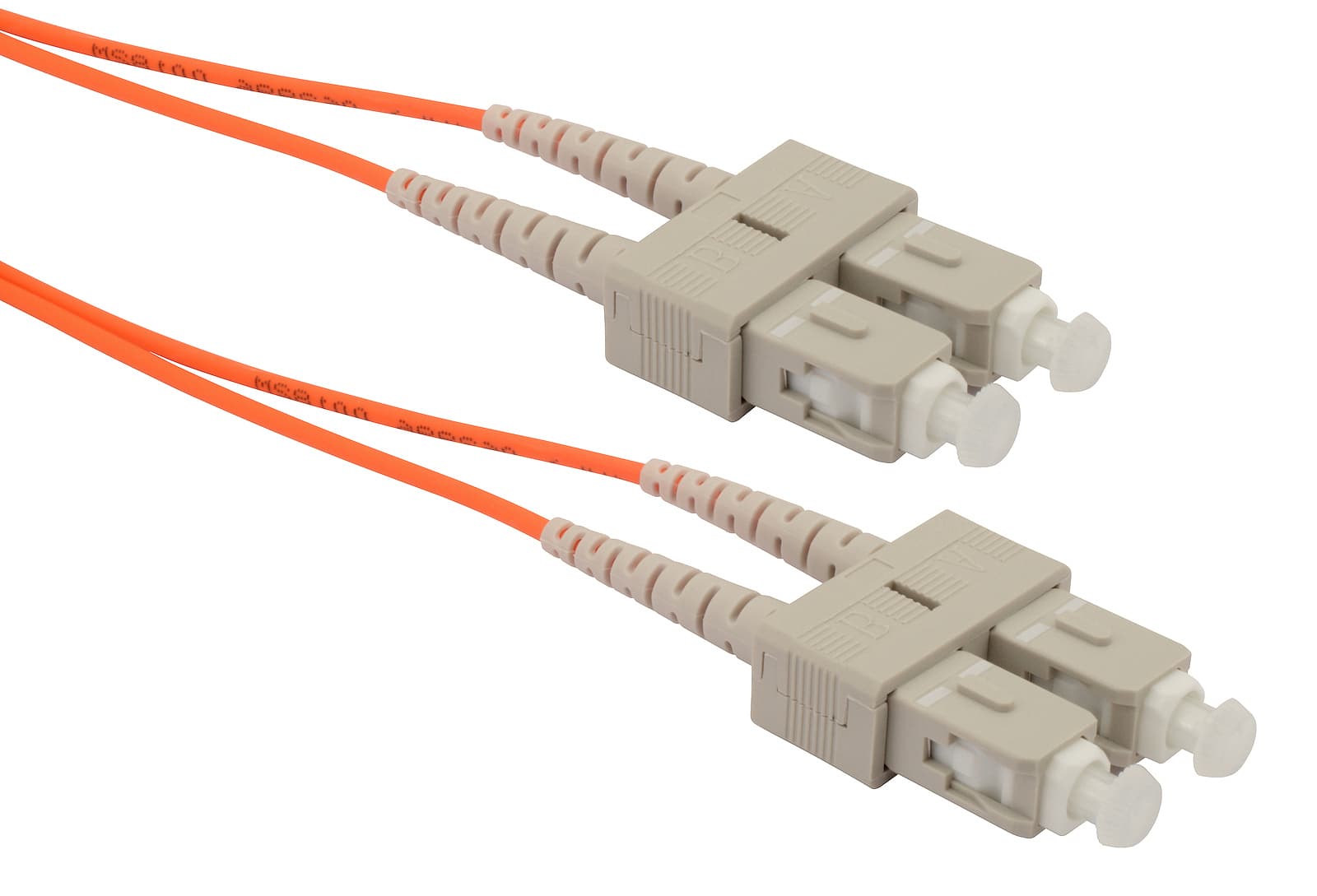 Patch kabel Solarix 50/125 SCupc/SCupc MM OM2 2m duplex SXPC-SC/SC-UPC-OM2-2M-D 1