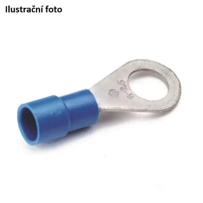 Izolované oko Cu 1,5-2,5/10 mm, modré (100 ks) 1
