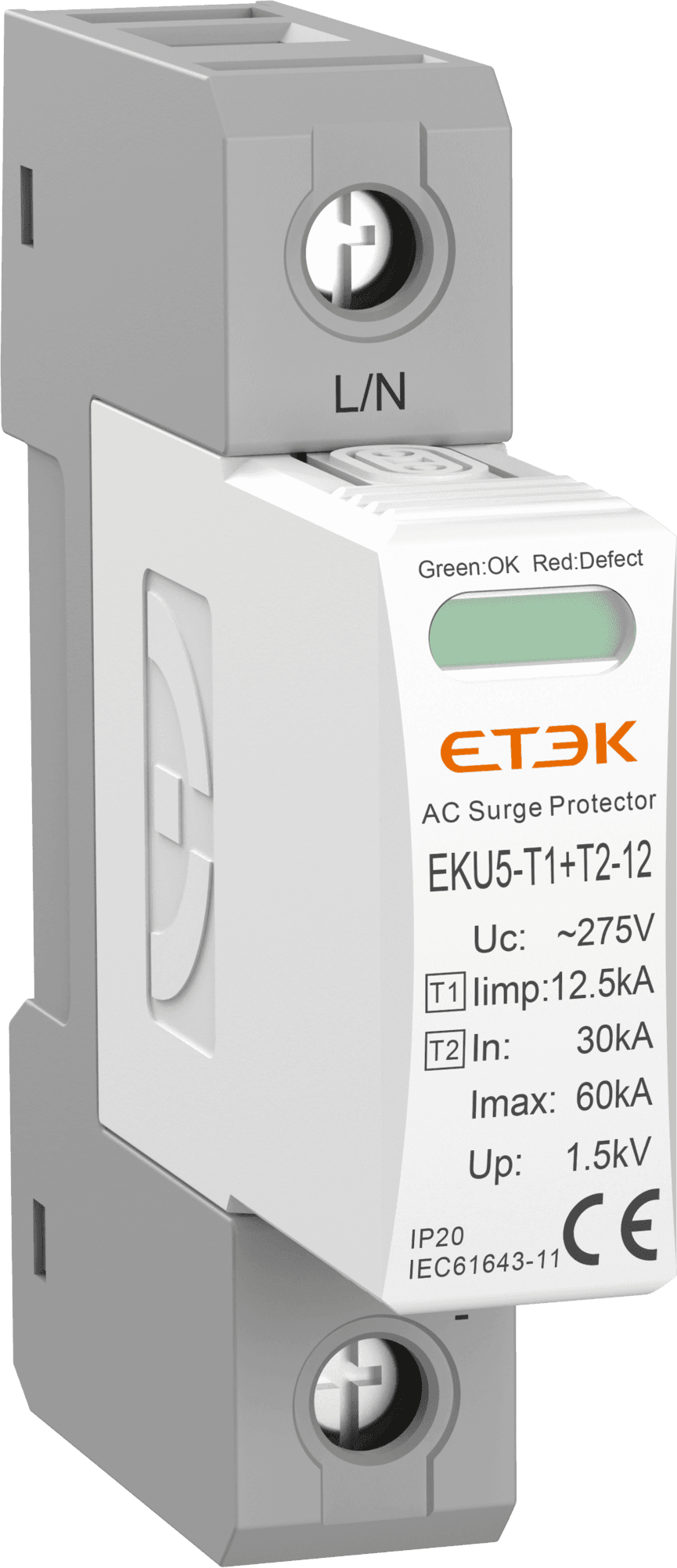 ZVODIČ PREPÄTIA EKU5-T1+T2-12-1P275, B+C (Etek) 1