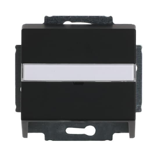 Kryt zásuvky tel/dát. 1xRJ12/RJ45 modul.jack cierna zamatová future
 (ABB) 1