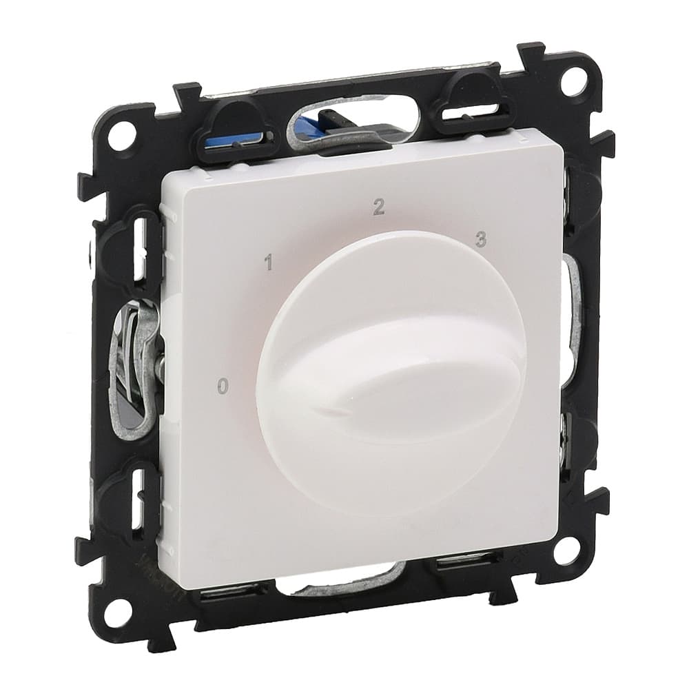 Spínač ventilátora 250V otočný 3-rýchl. (SS) biela Valena Life (Legrand) 1