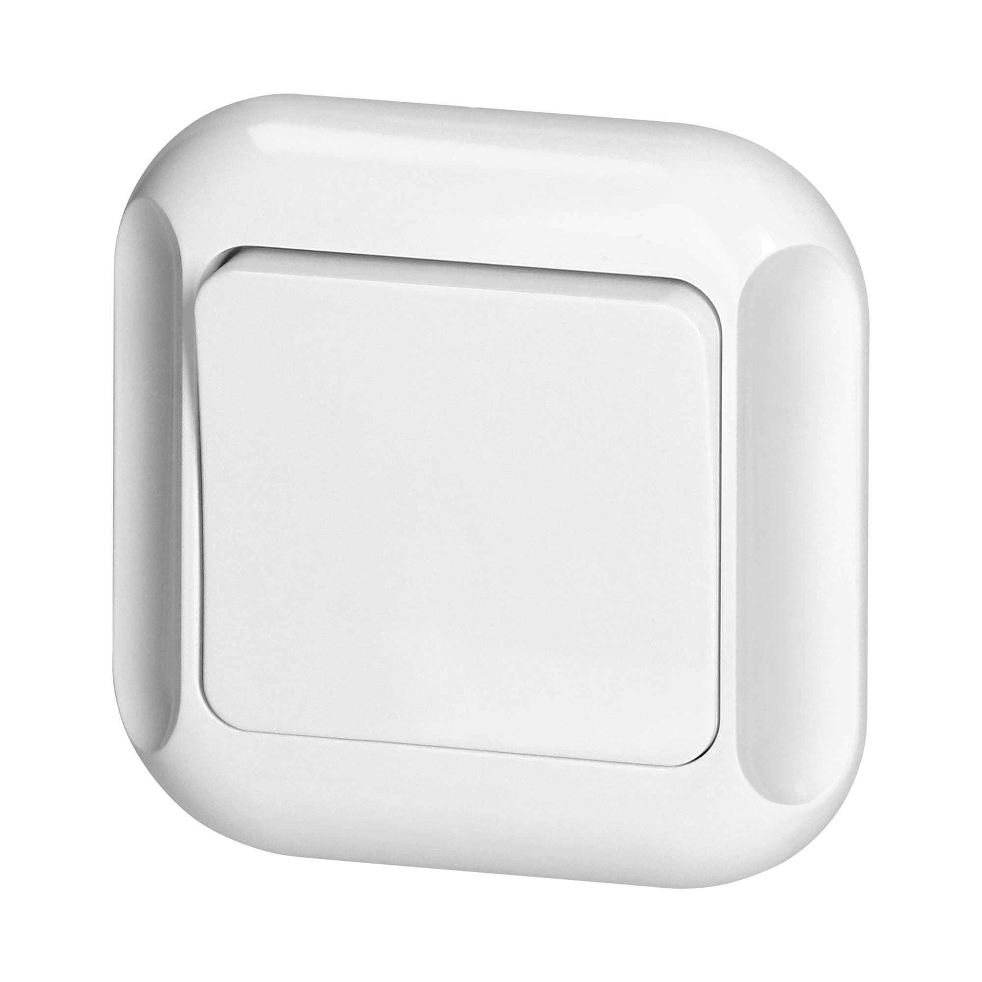 Flush-mounted single-pole switch 10A, 250V, TOPAZ, white 1