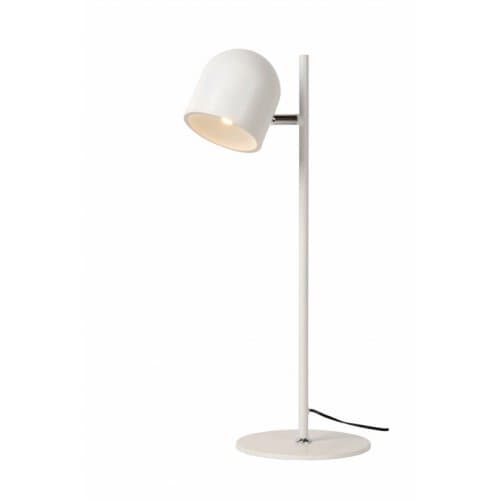 LUCIDE SKANSKA-LED Desk lamp 5W W16 H46cm White, stolní lampa (Fulgur) 1