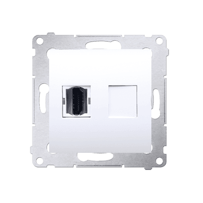 Zásuvka 1xHDMI biela SIMON54Pre (simon) 1