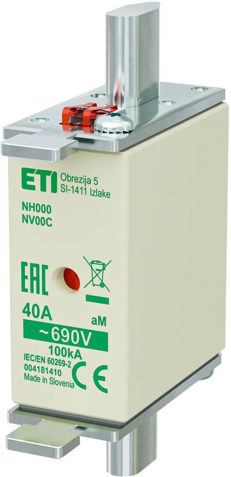 Nožová poistka NV/NH 00C 40A aM 690V KOMBI (ETI) 1
